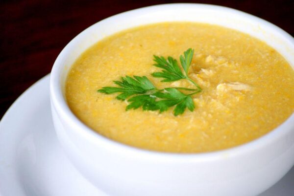 Caldo de Mandioca com Frango (Porção Média)